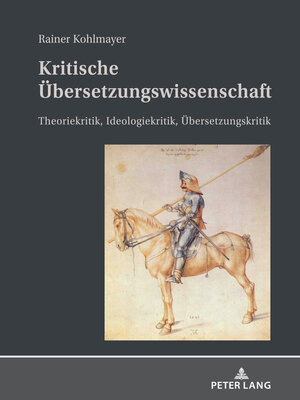 cover image of Kritische Uebersetzungswissenschaft
